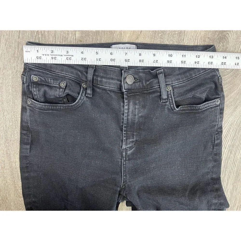 Agolde Sophie High Rise Skinny Jeans Size 29 Black - Picture 6 of 11